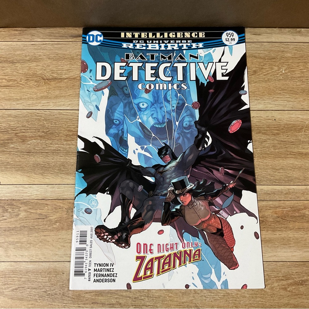 Intelligence DC Universe Batman Detective Comics One Night Only Zatanna Comic